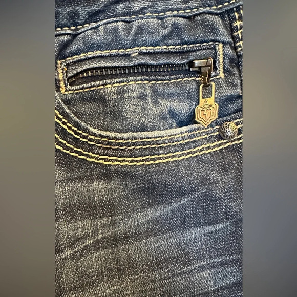 ReRock For EXPRESS Skinny Distressed Denim Jeans Stretch Women's Size 10S. - Picture 3 of 8